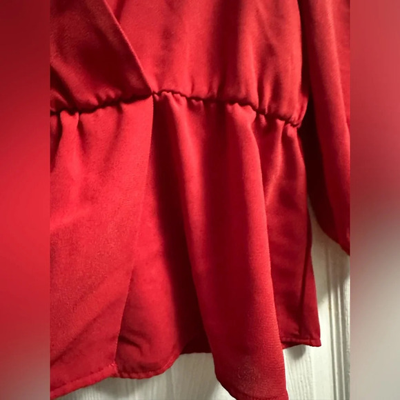 Halogen Red Blouse - Picture 5 of 6